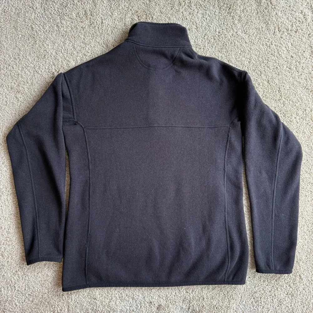 Patagonia Womens Small Fleece Snap Button Pullover Jacket Gray Outdoor Hiking - Picture 5 of 9